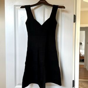 Herve Leger Little Black Halter Bandage Dress NWT